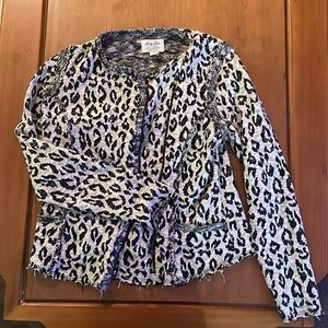 Lucky brand animal print jacket